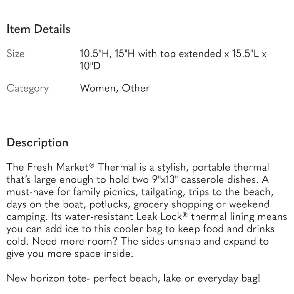 thirty-one fresh market thermal in Sunwashed Stripe - Picture 4 of 4